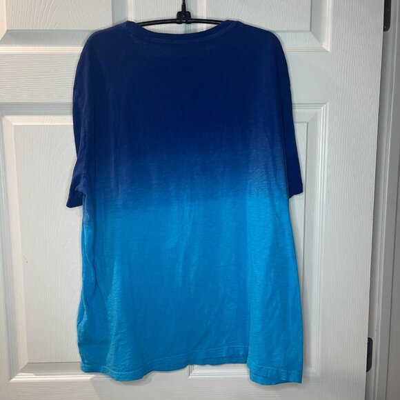 Disney Ombre 50th Anniversary Celebration T-Shirt Unisex Size Large Blue Cotton - Picture 11 of 11